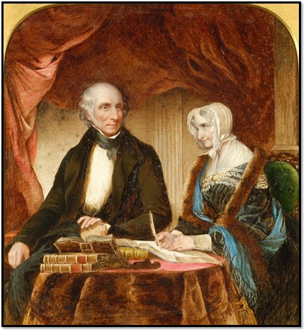 William Wordsworth with his sister Dorothy 